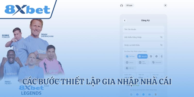 Các bước thiết lập gia nhập nhà cái siêu đơn giản