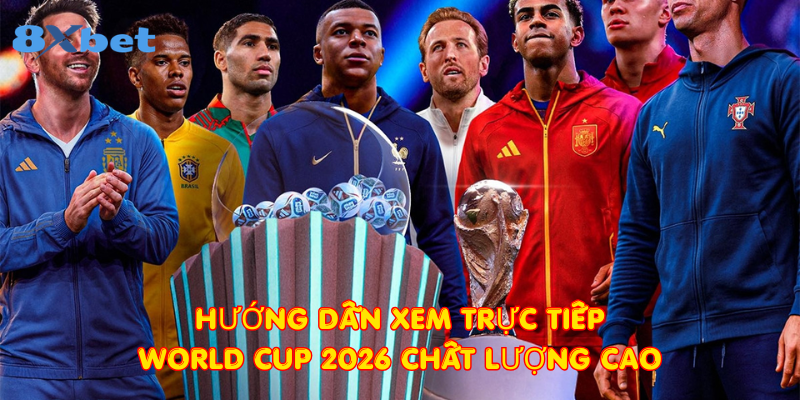 Hướng dẫn xem trực tiếp World Cup 2026 chất lượng cao